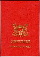 Наградная продукция "Диплом Любимого сына