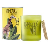 Свеча ароматическая Giraffe - водная лилия Wild 40 ч
