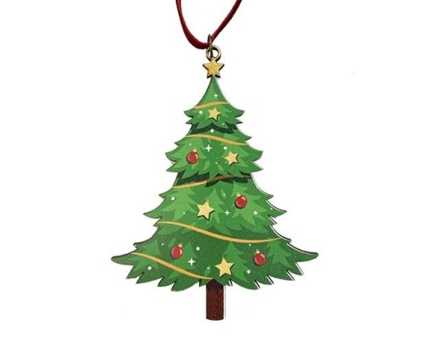 Набор елочных игрушек Vintage Christmas: Канун Рождества 5-10 см, дерево, подвеска, Winter Deco фото 4
