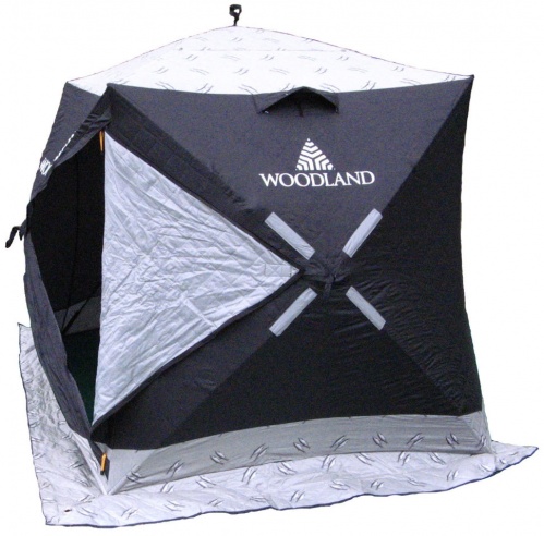 Зимняя палатка куб Woodland Ultra Long трехслойная фото 2