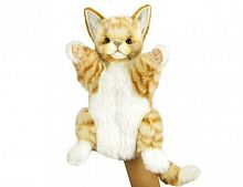 Рыжий кот, игрушка на руку, 30 см, HANSA