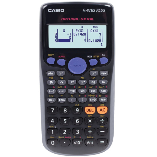 Калькулятор инженерный Casio FX-82ESPLUSBKSBEHD 252 функции сертифицирован для ЕГЭ 250394