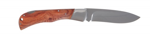 Нож Stinger, рукоять: сталь/дерево, серебр.-корич., картонная коробка фото 3