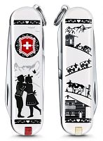 Нож-брелок Victorinox Classic LE 2018, 58 мм, 7 функций, Alps Love""