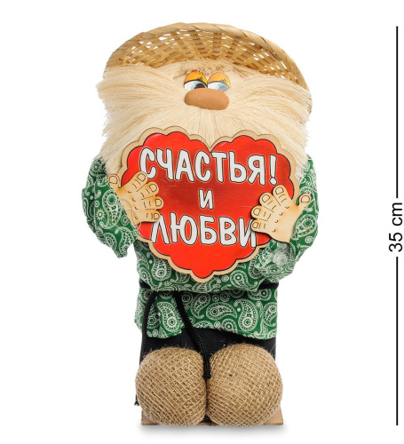 DO-063 Домовой-копилка с сердцем - Вариант A