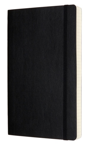 Блокнот Moleskine Classic Soft Expended Large, 400 стр., черный, в клетку фото 5