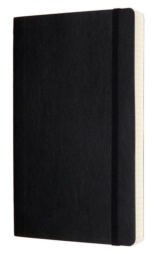 Блокнот Moleskine Classic Soft Expended Large, 400 стр., черный, в клетку фото 5