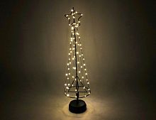 Светящаяся елка "Аэлита", металл, 85 тёплых белых LED-огней, 50 см, батарейки, Koopman International