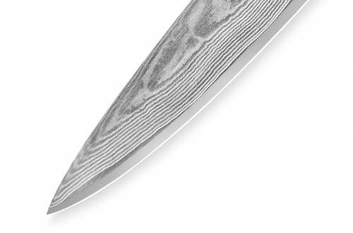 Нож Samura для нарезки Damascus, 23 см, G-10, дамаск 67 слоев фото 2