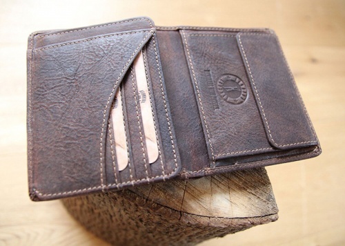 Бумажник Klondike Eric, коричневый, 10x12 см фото 14