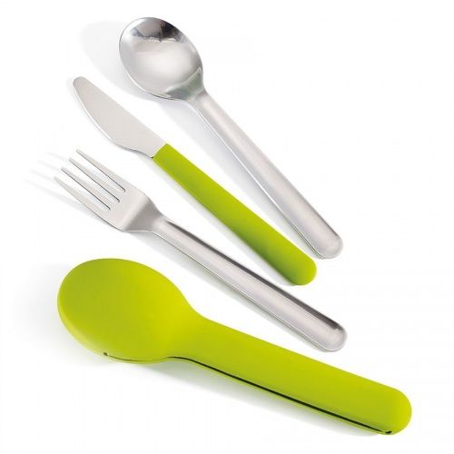 Набор столовых приборов cutlery set зелёный фото 2