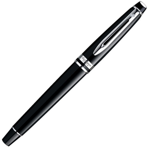 Waterman Expert - Black CT, ручка-роллер, F, BL фото 3