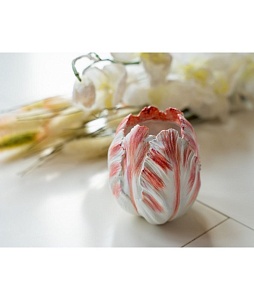 Подсвечник "Нежный тюльпан", полистоун, 10 см, Goodwill