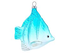 Ёлочная игрушка РЫБКА ЛАЗУРИНКА, стекло, 13 см, Kurts Adler