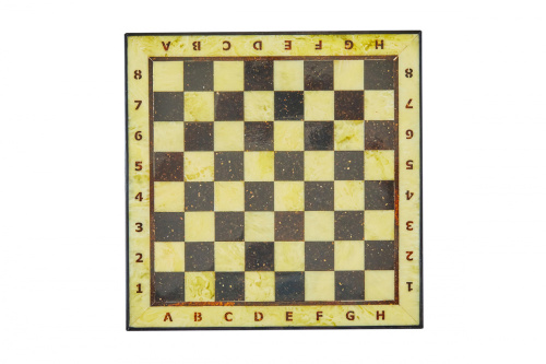 Шахматная коробка с доской малая (дуб) 25*25