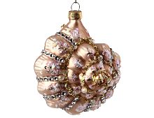 Ёлочная игрушка РАКУШКА ЭСПЕРАЛЕС, стекло, 12 см, Winter Deco