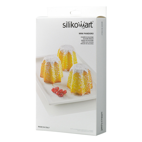 Форма для приготовления пирожных mini pandoro силиконовая фото 4