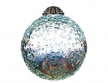 Ёлочный шар "Болле", стекло, серебристо-голубой, 7.5 см, Kaemingk