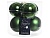Набор стеклянных шаров матовых и глянцевых, цвет: зеленый, 80 мм, упаковка 6 шт., Kaemingk