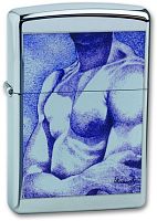 Зажигалка ZIPPO Classic с покрытием High Polish Chrome, латунь/сталь, серебристая, 36x12x56 мм, 250 Body