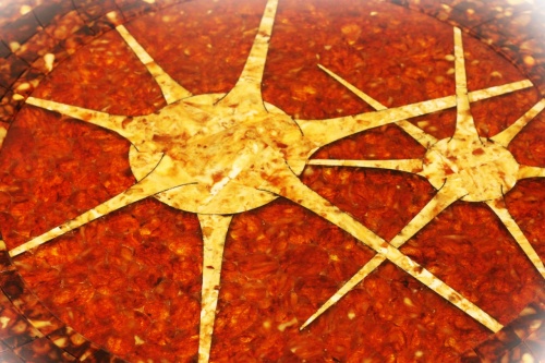столешница-мозаика "Звёзды" из янтаря, SHD-stars фото 3