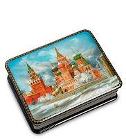 ШК-19/10-D Шкатулка в технике декупаж "Москва" (10х8х3,5)