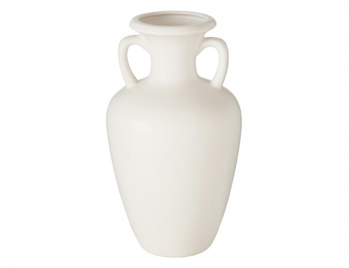 Керамическая ваза-кувшин "Кипрус", белая, 31 см, Boltze фото 3