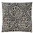 Подушка декоративная черного цвета с принтом Спелая Смородина из коллекции scandinavian touch, 45х45 см