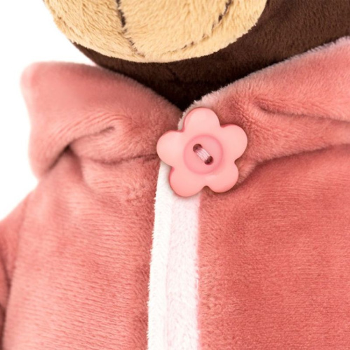 Мягкая игрушка Медведь-девочка Milk стоячая в пальто, 35 см, ORANGE TOYS фото 2