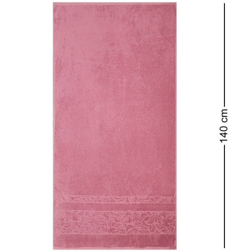 CAS-01/01-L Полотенце «Raffaello» цв.Розовая Бегония 70х140 фото 2