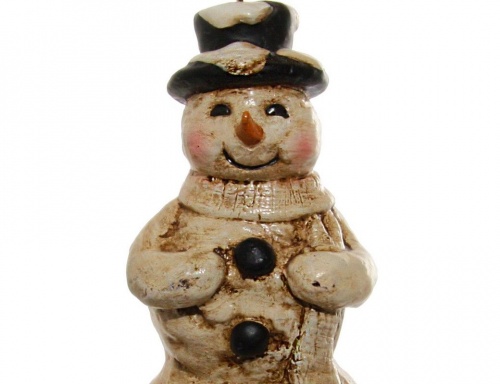 Ёлочная игрушка "Снеговичок шишок", полистоун, 12 см, SHISHI фото 2