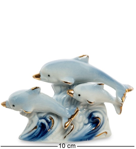 VS-412 Комплект из трех фигурок «Семейства дельфинов» фото 3