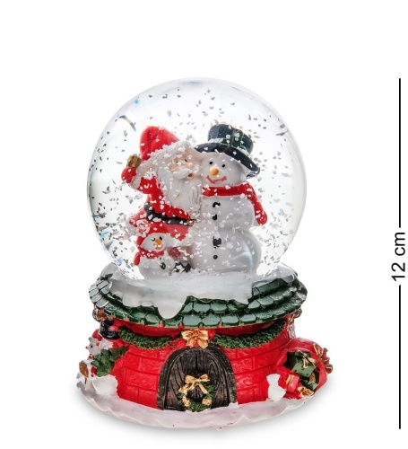 PM-67 Шар со снегом муз. с подсветкой «Рождественское Чудо»