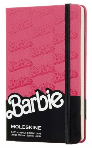 Блокнот Moleskine Barbie LE, цвет розовый, в линейку
