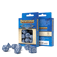 Набор кубиков Pathfinder "Hell's Rebels" для RPG, сине-белый