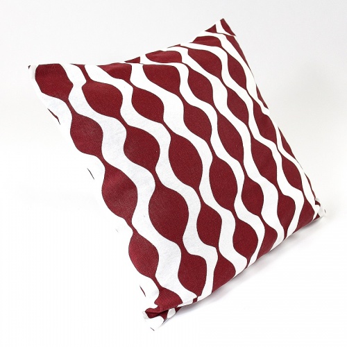 Чехол для подушки traffic, бордового цвета cuts&pieces 45х45 фото 3