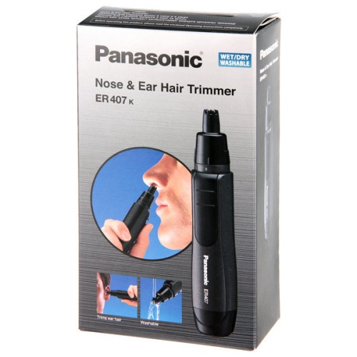 Триммер Panasonic для носа и ушей ER-407, (от 1 батарейки AA) фото 4