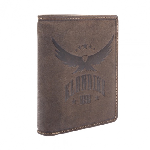 Бумажник Klondike Don, коричневый, 9,5x12 см фото 3