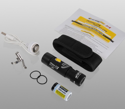 Фонарь светодиодный Armytek Prime C1 Magnet USB+18350, 980 лм, теплый свет, аккумулятор фото 18