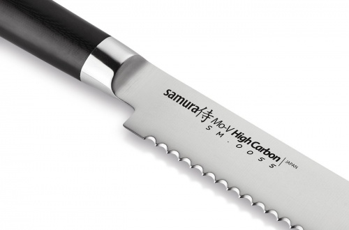 Нож Samura для хлеба Mo-V, 23 см, G-10 фото 5