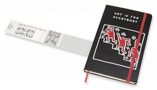 Блокнот Moleskine Keith Haring Large Limited Edition, в линейку фото 5