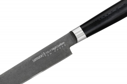 Нож Samura для нарезки Mo-V Stonewash, 23 см, G-10 фото 4