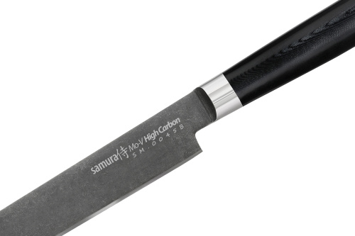 Нож Samura для нарезки Mo-V Stonewash, 23 см, G-10 фото 3