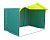 Торговая палатка «Домик» 2 x 2 из трубы Ø 25мм тент ПВХ желто-зеленый