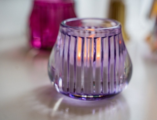 Подсвечник под чайную свечу "Элисон", стекло, 7х8 см, разные цвета, Boltze фото 2