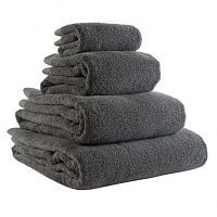 Полотенце для рук темно-серого цвета essential 50х90