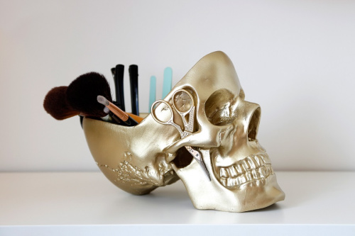 Органайзер для мелочей Skull, золотой фото 4
