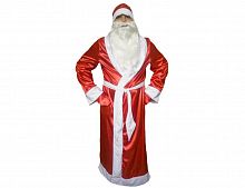 Карнавальный костюм "Дед мороз - атласная классика", размер 52-54, Бока