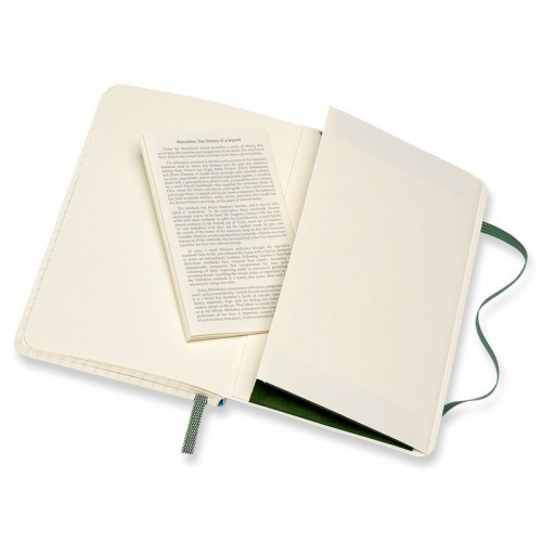Блокнот Moleskine Classic Soft Pocket, 192 стр., зеленый, в клетку фото 3