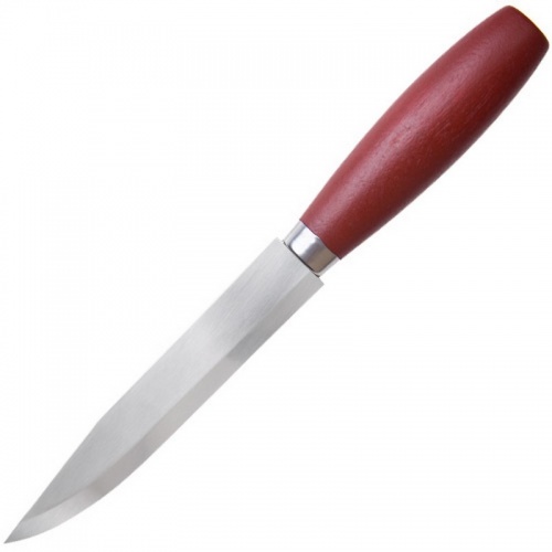 Нож Morakniv Classic 3, углеродистая сталь, бордовый фото 2